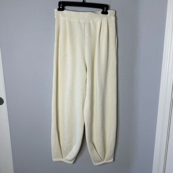 Free People Beach Freya Knit Barrel Leg Flowy Pants - Picture 4 of 8